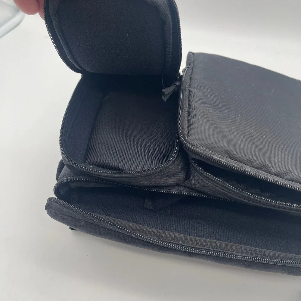 Case It BMI Black Padded Utility Bag Multi Pocket Zippered Organizer Case